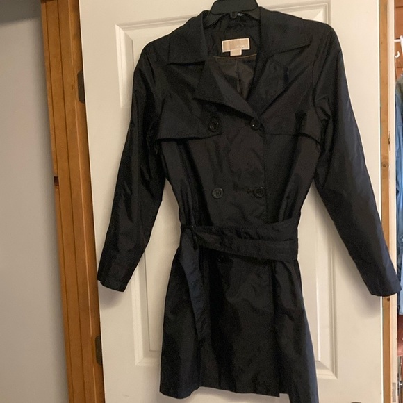 MICHAEL Michael Kors Jackets & Blazers - MICHAEL Michael Kors Trench Pant Coat black womens large